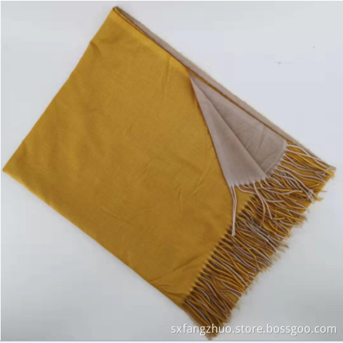 knit plain color 100% cashmere winter snood scarf